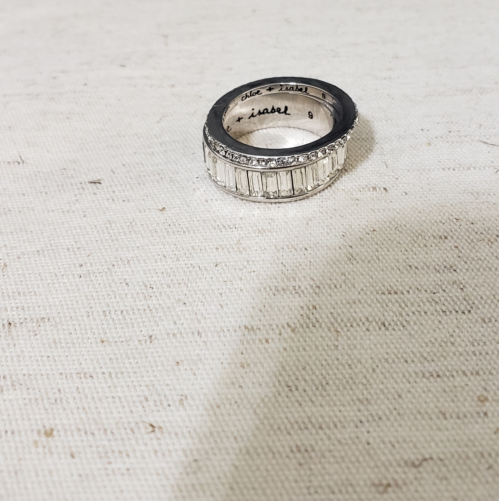 Faux wedding band set
